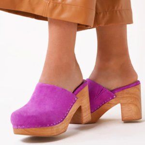 Charlotte Stone | Marlo Clog in Orchid | Size 8